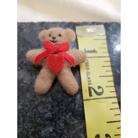 Vintage Christmas Brooch Pin Lot of 5 Santa, ear Tree, Dangeling Cow - Picture 13 of 15